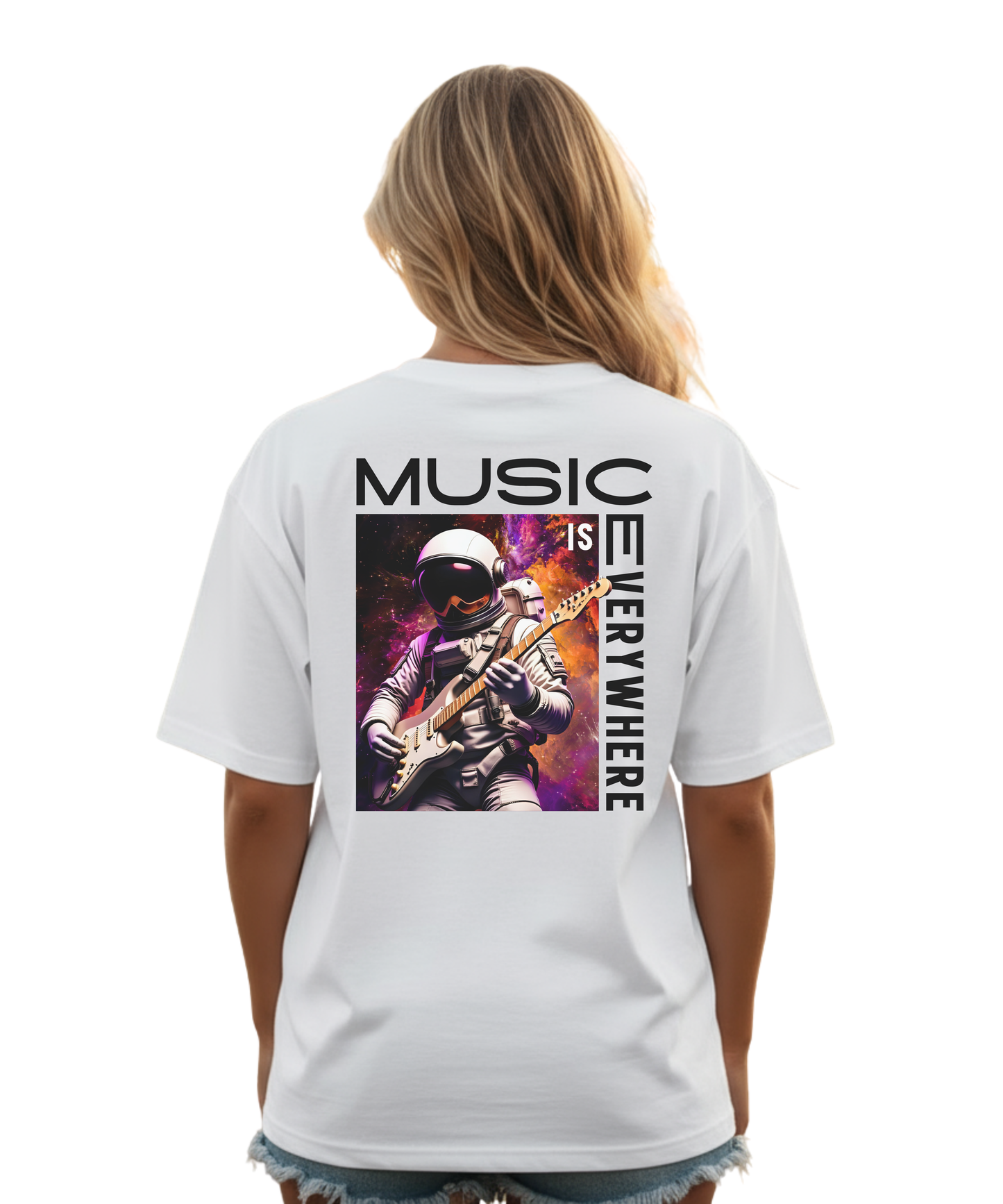 Music is Everywhere Party Festival Streetwear Oversized Shirt