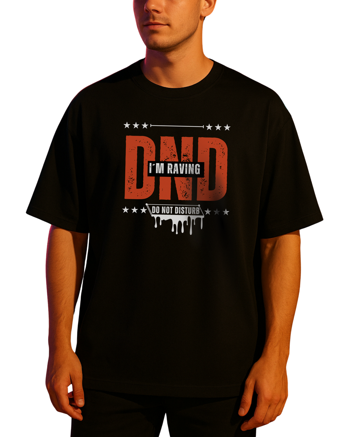 DND I´m Raving Party Festival Oversized Shirt