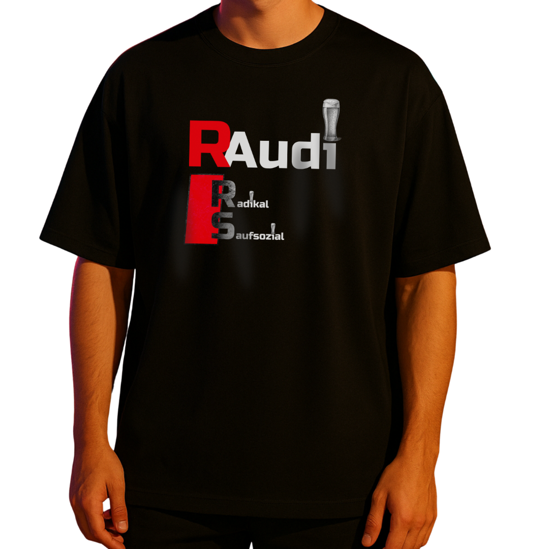 Raudi Party Festival Streetwear Oversized Shirt