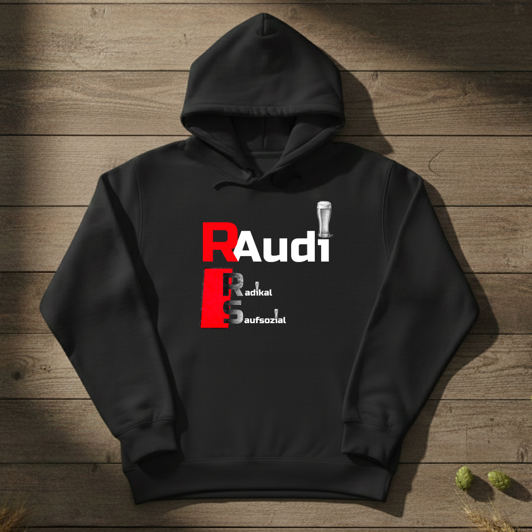 Raudi Frontprint Party Festival Premium Hoodie